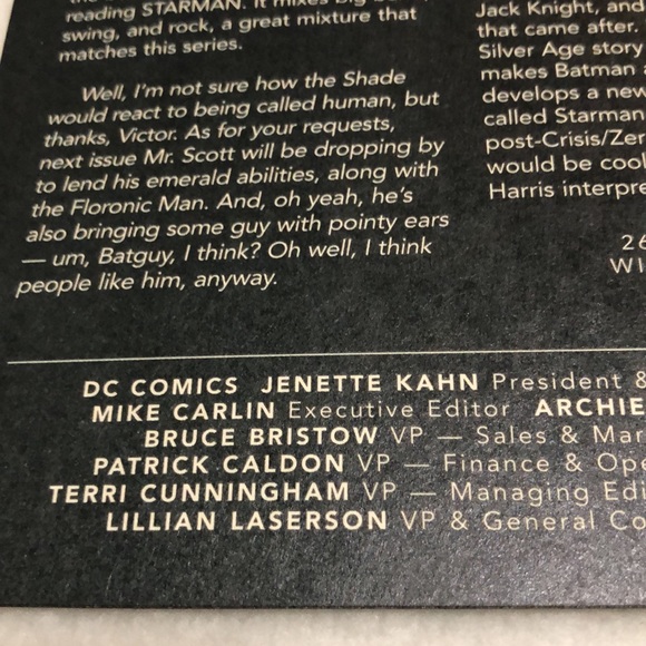 DC COMICS Starman #32 Infernal Devices 3 of 4 - Picture 14 of 15